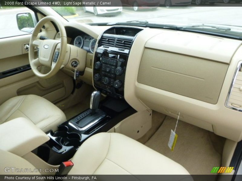 Light Sage Metallic / Camel 2008 Ford Escape Limited 4WD