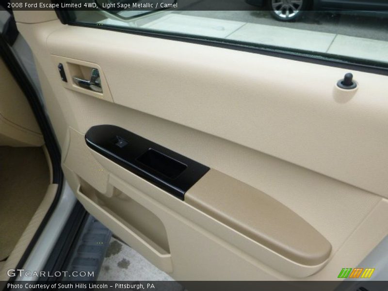 Light Sage Metallic / Camel 2008 Ford Escape Limited 4WD