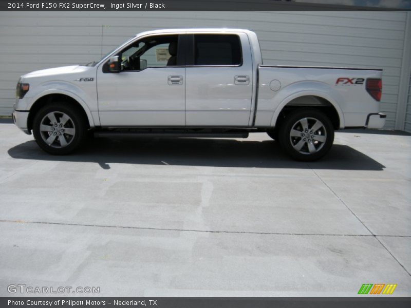 Ingot Silver / Black 2014 Ford F150 FX2 SuperCrew