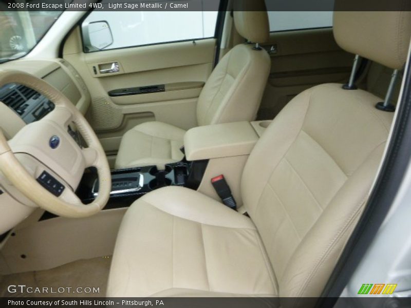 Light Sage Metallic / Camel 2008 Ford Escape Limited 4WD