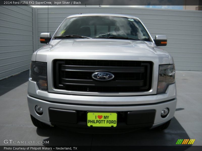 Ingot Silver / Black 2014 Ford F150 FX2 SuperCrew