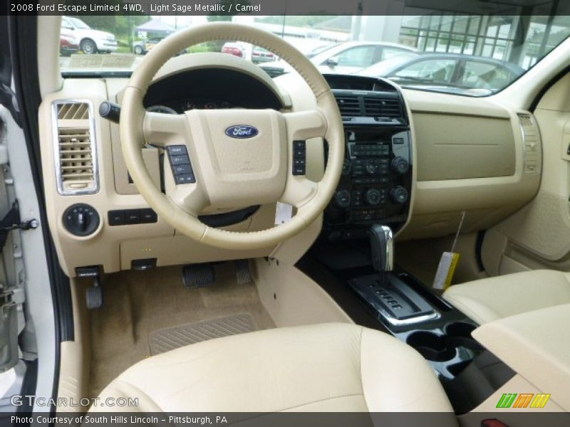 Light Sage Metallic / Camel 2008 Ford Escape Limited 4WD