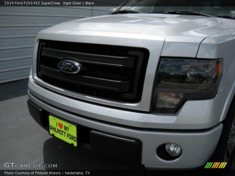 Ingot Silver / Black 2014 Ford F150 FX2 SuperCrew