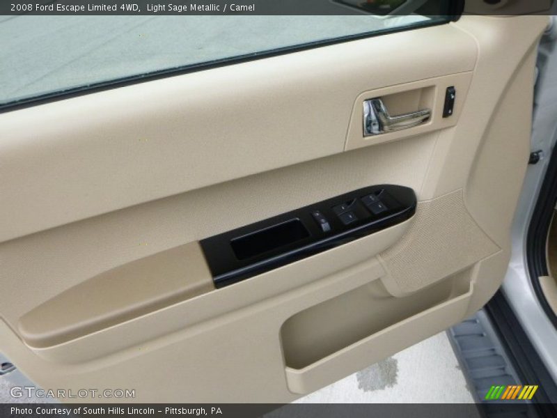 Light Sage Metallic / Camel 2008 Ford Escape Limited 4WD