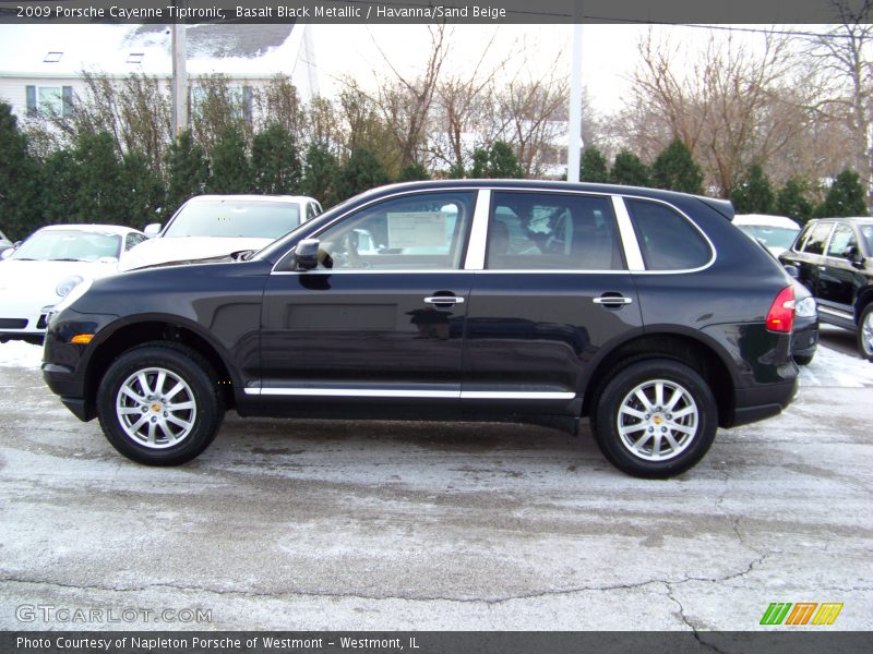 Basalt Black Metallic / Havanna/Sand Beige 2009 Porsche Cayenne Tiptronic