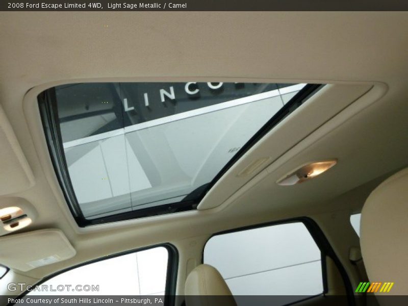 Light Sage Metallic / Camel 2008 Ford Escape Limited 4WD