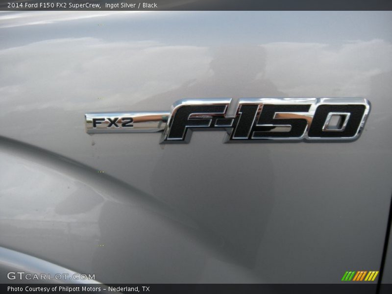 Ingot Silver / Black 2014 Ford F150 FX2 SuperCrew