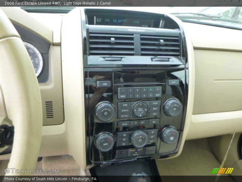 Light Sage Metallic / Camel 2008 Ford Escape Limited 4WD