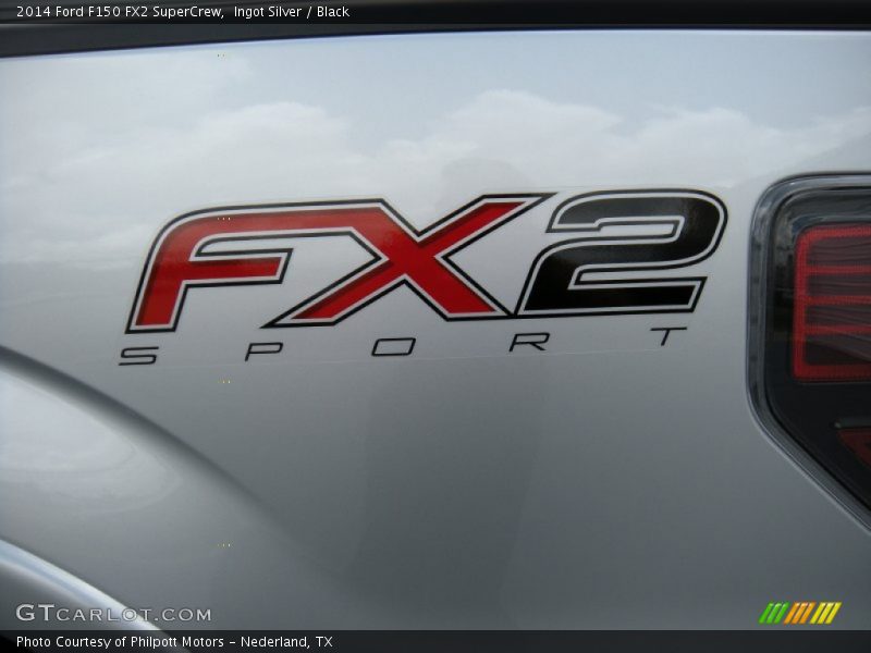 Ingot Silver / Black 2014 Ford F150 FX2 SuperCrew