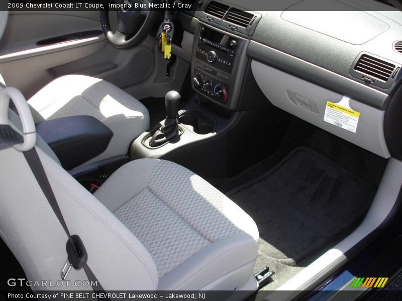 Imperial Blue Metallic / Gray 2009 Chevrolet Cobalt LT Coupe