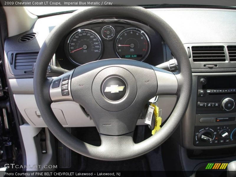 Imperial Blue Metallic / Gray 2009 Chevrolet Cobalt LT Coupe