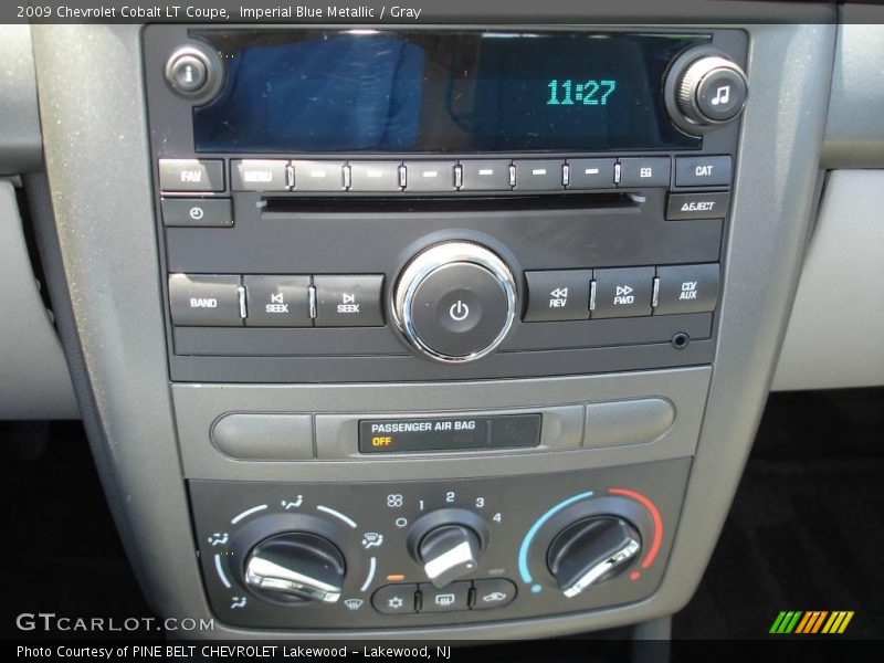 Imperial Blue Metallic / Gray 2009 Chevrolet Cobalt LT Coupe