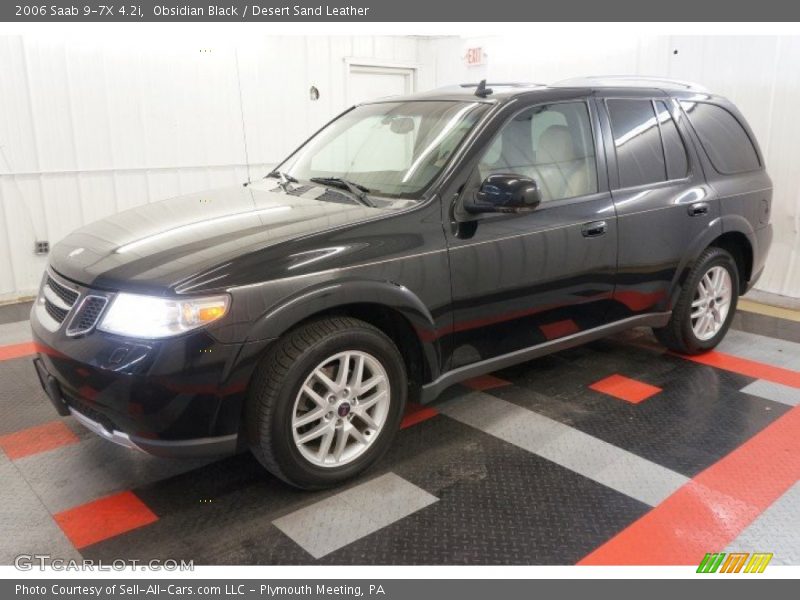 Obsidian Black / Desert Sand Leather 2006 Saab 9-7X 4.2i