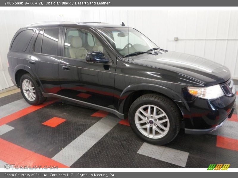 Obsidian Black / Desert Sand Leather 2006 Saab 9-7X 4.2i