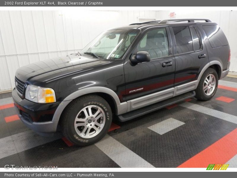 Black Clearcoat / Graphite 2002 Ford Explorer XLT 4x4