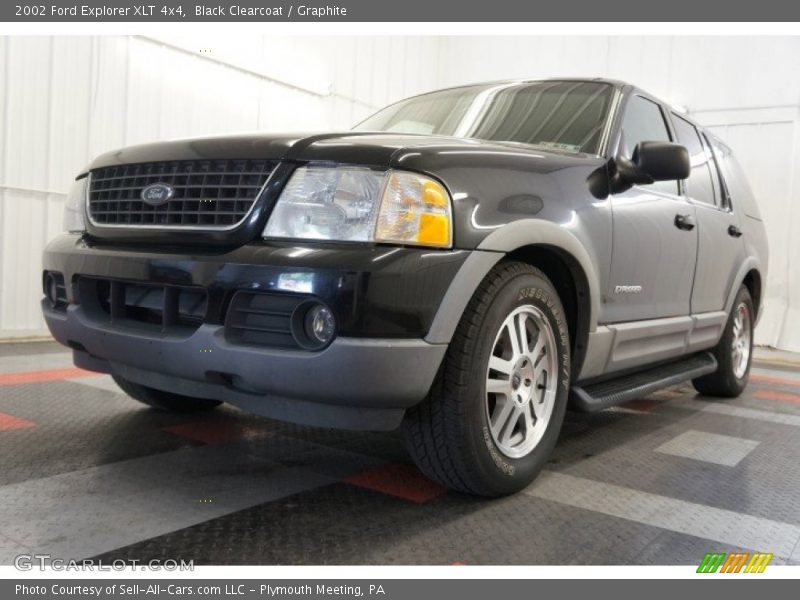 Black Clearcoat / Graphite 2002 Ford Explorer XLT 4x4