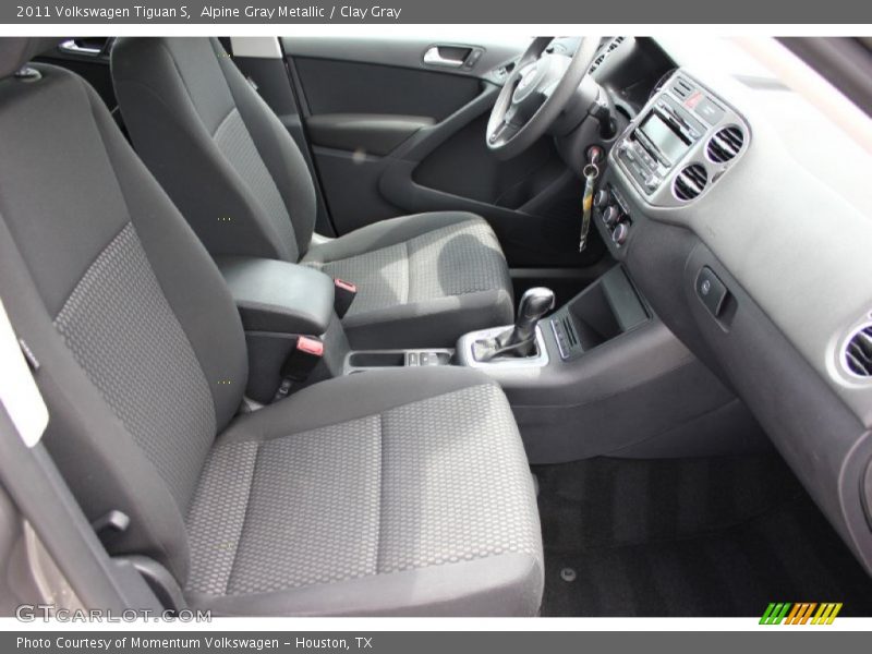 Alpine Gray Metallic / Clay Gray 2011 Volkswagen Tiguan S