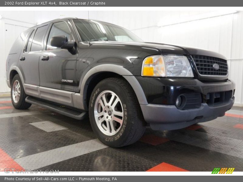 Black Clearcoat / Graphite 2002 Ford Explorer XLT 4x4