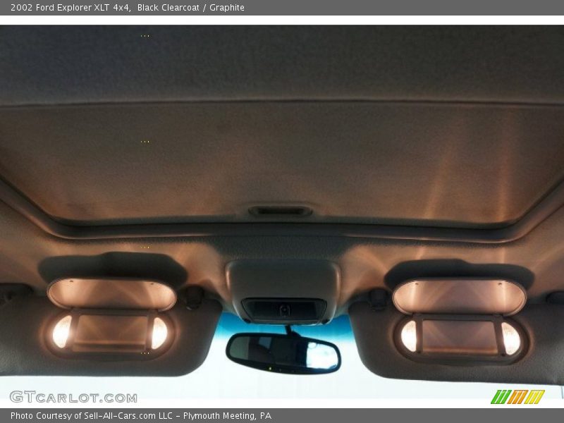 Black Clearcoat / Graphite 2002 Ford Explorer XLT 4x4