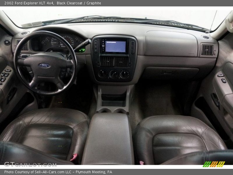 Black Clearcoat / Graphite 2002 Ford Explorer XLT 4x4