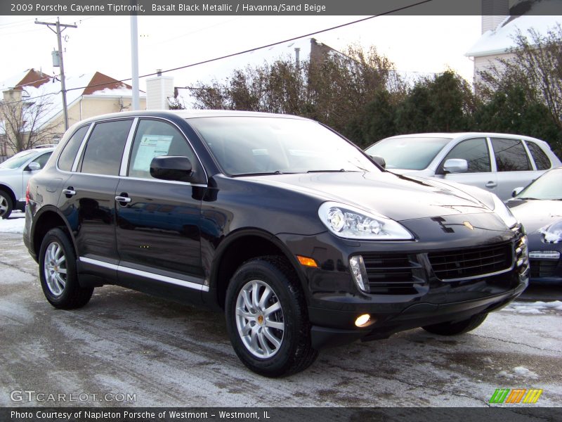 Basalt Black Metallic / Havanna/Sand Beige 2009 Porsche Cayenne Tiptronic