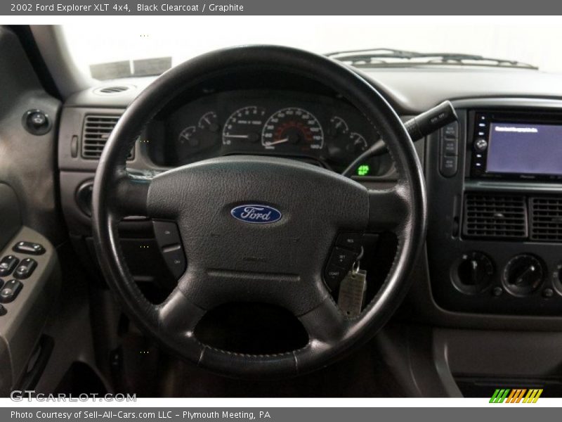 Black Clearcoat / Graphite 2002 Ford Explorer XLT 4x4