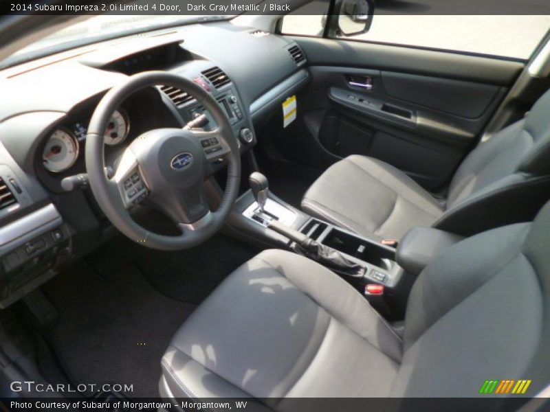 Dark Gray Metallic / Black 2014 Subaru Impreza 2.0i Limited 4 Door