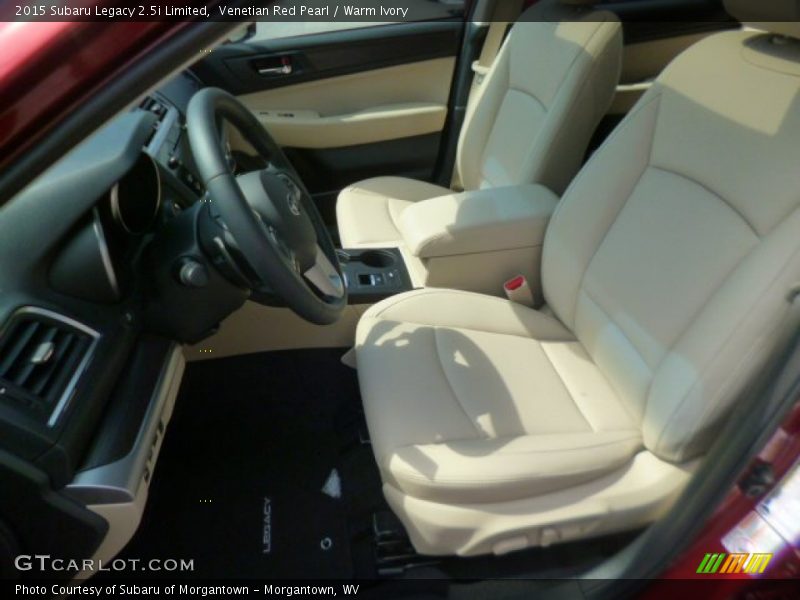 Venetian Red Pearl / Warm Ivory 2015 Subaru Legacy 2.5i Limited
