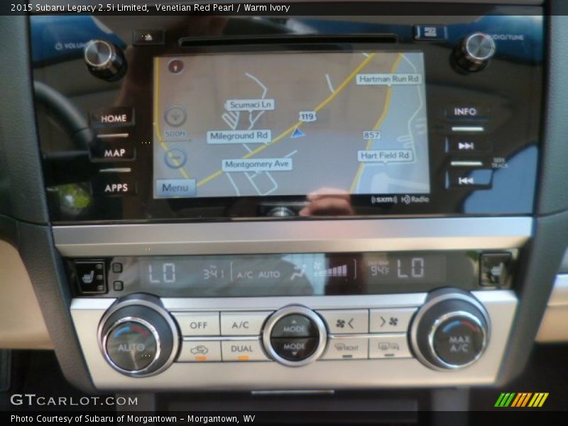Venetian Red Pearl / Warm Ivory 2015 Subaru Legacy 2.5i Limited