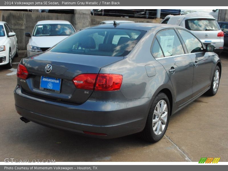 Platinum Gray Metallic / Titan Black 2014 Volkswagen Jetta SE Sedan