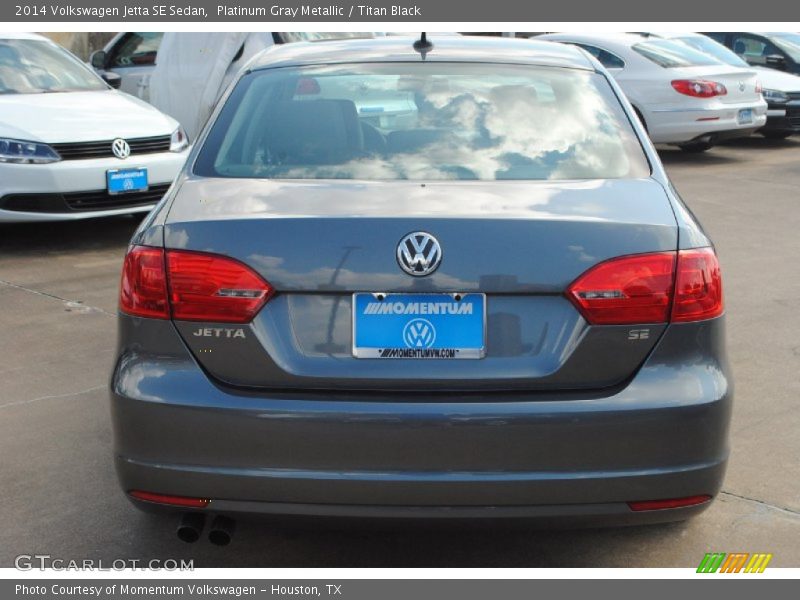 Platinum Gray Metallic / Titan Black 2014 Volkswagen Jetta SE Sedan