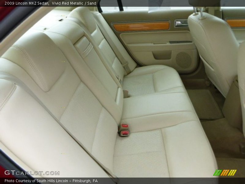 Vivid Red Metallic / Sand 2009 Lincoln MKZ Sedan