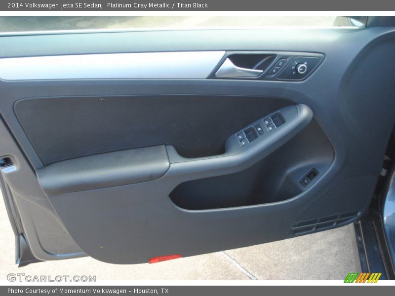 Platinum Gray Metallic / Titan Black 2014 Volkswagen Jetta SE Sedan