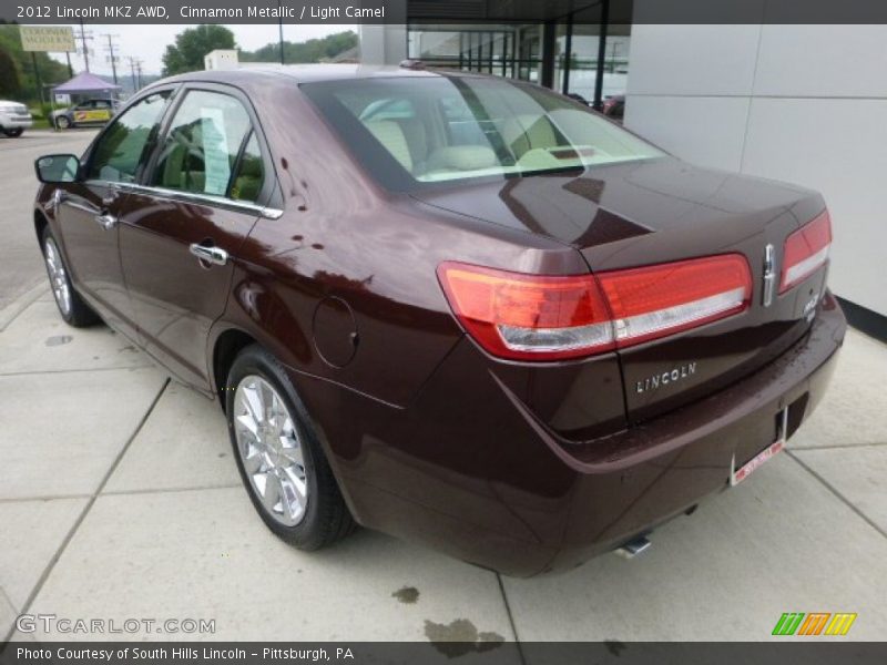 Cinnamon Metallic / Light Camel 2012 Lincoln MKZ AWD