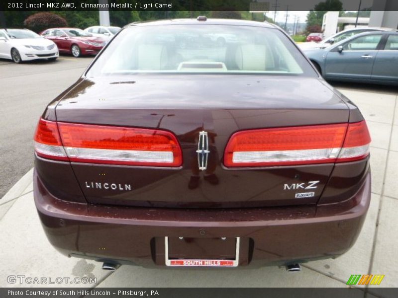 Cinnamon Metallic / Light Camel 2012 Lincoln MKZ AWD