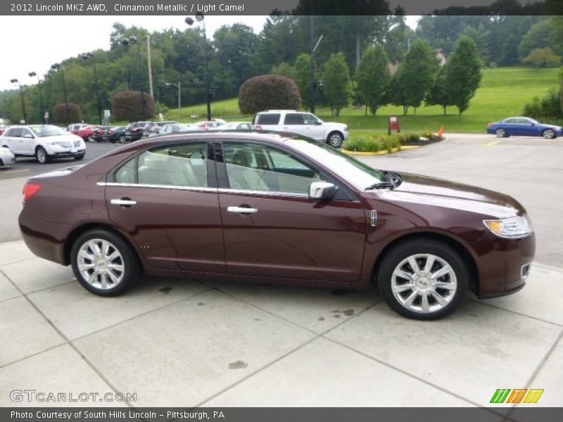Cinnamon Metallic / Light Camel 2012 Lincoln MKZ AWD