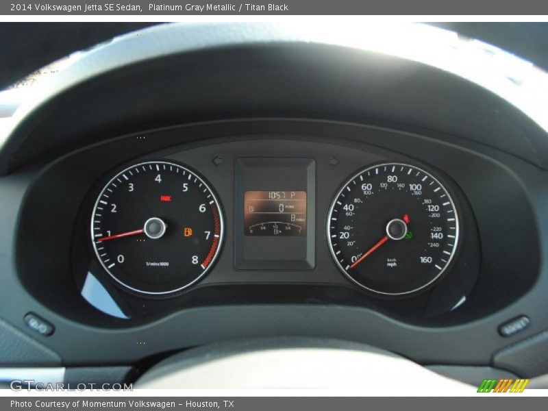 Platinum Gray Metallic / Titan Black 2014 Volkswagen Jetta SE Sedan