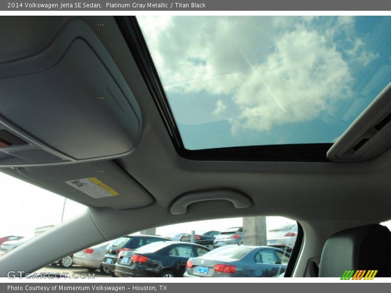 Platinum Gray Metallic / Titan Black 2014 Volkswagen Jetta SE Sedan