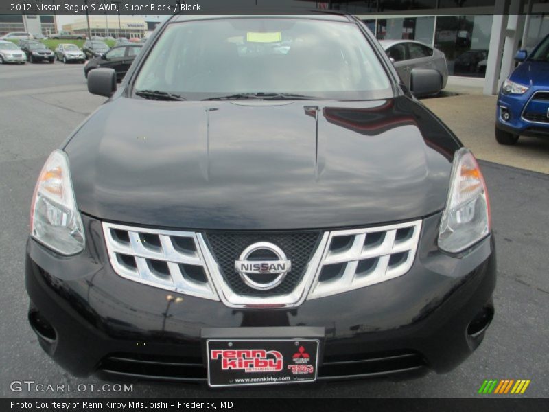 Super Black / Black 2012 Nissan Rogue S AWD