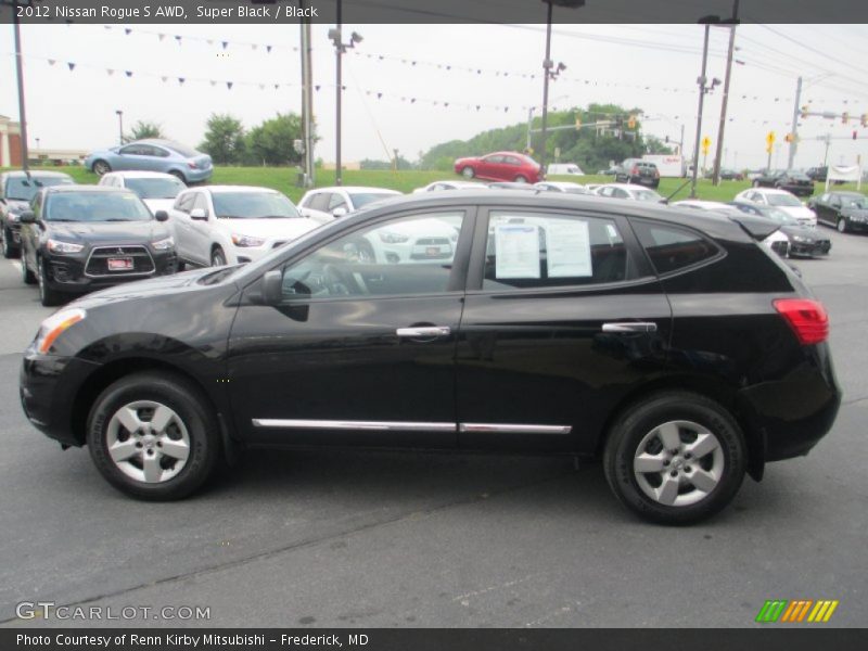 Super Black / Black 2012 Nissan Rogue S AWD