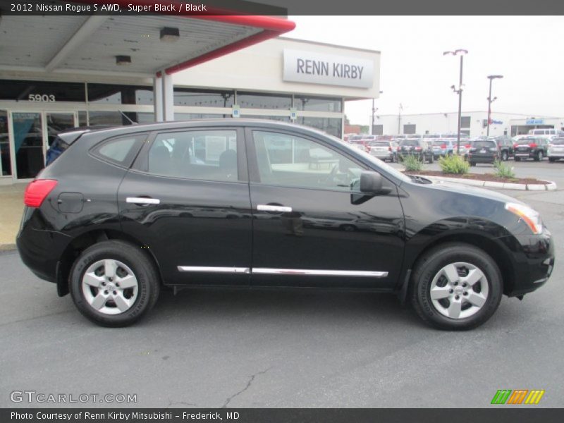Super Black / Black 2012 Nissan Rogue S AWD