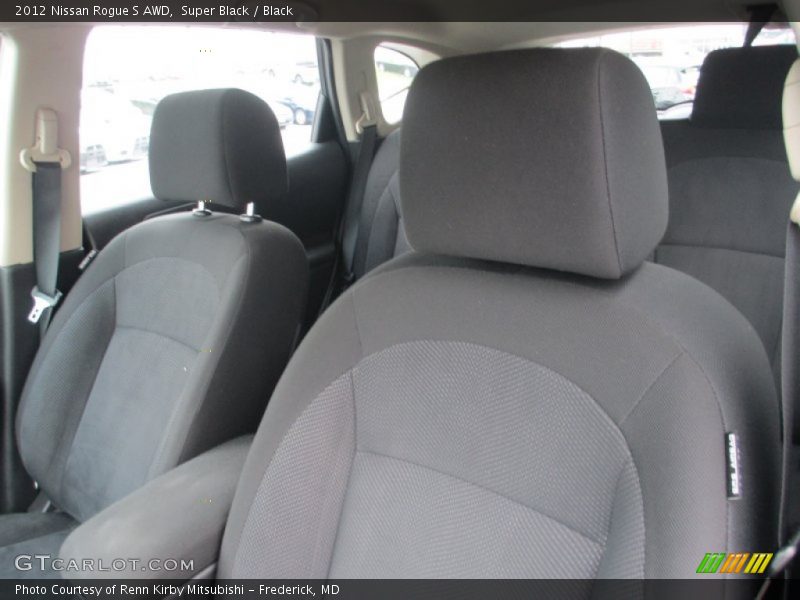 Super Black / Black 2012 Nissan Rogue S AWD