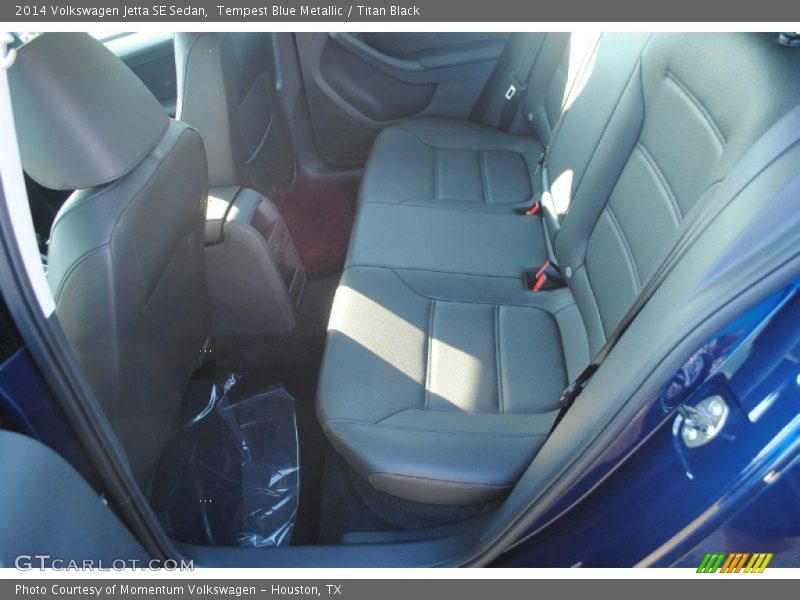 Tempest Blue Metallic / Titan Black 2014 Volkswagen Jetta SE Sedan
