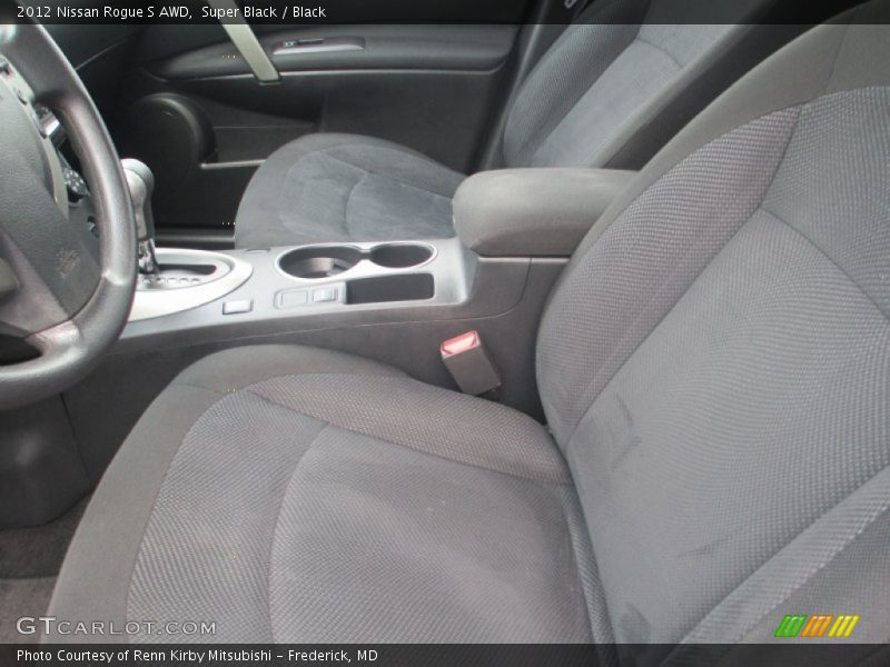 Super Black / Black 2012 Nissan Rogue S AWD