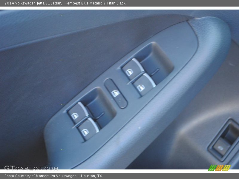 Tempest Blue Metallic / Titan Black 2014 Volkswagen Jetta SE Sedan