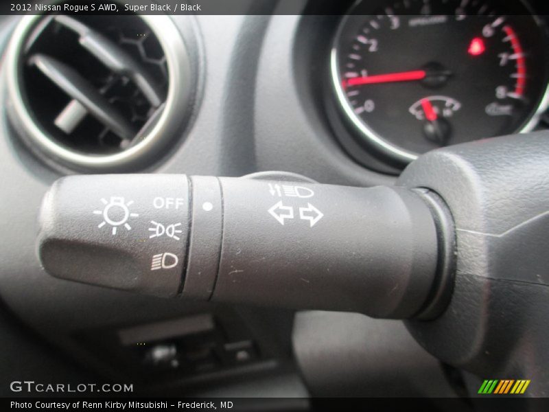 Super Black / Black 2012 Nissan Rogue S AWD