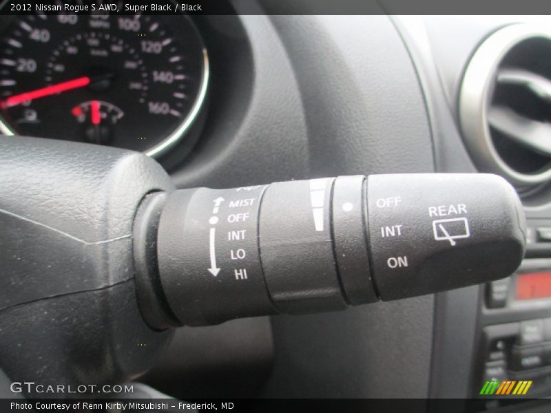 Super Black / Black 2012 Nissan Rogue S AWD