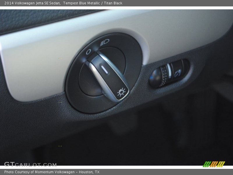 Tempest Blue Metallic / Titan Black 2014 Volkswagen Jetta SE Sedan