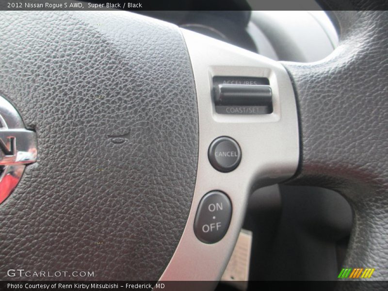 Super Black / Black 2012 Nissan Rogue S AWD