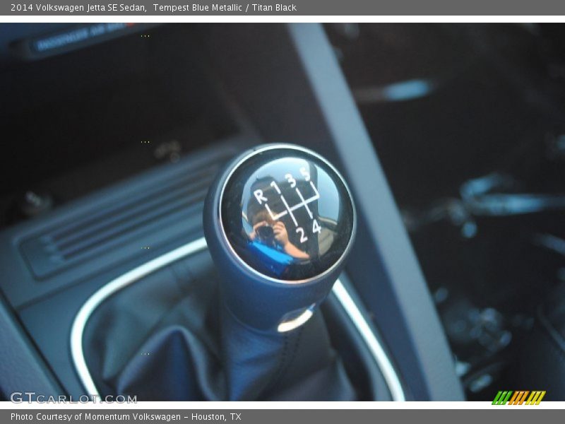 Tempest Blue Metallic / Titan Black 2014 Volkswagen Jetta SE Sedan